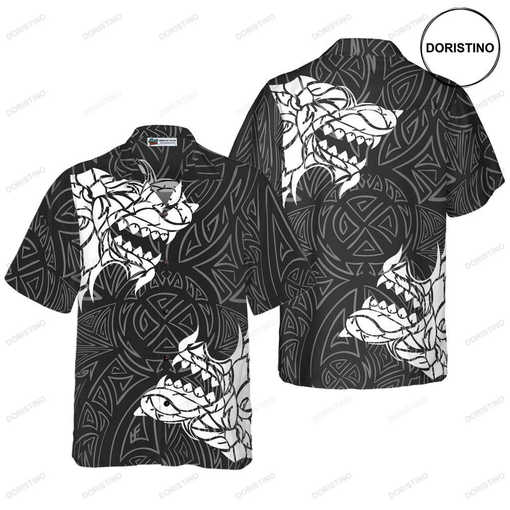 Viking Winter Wolf Rune Limited Edition Hawaiian Shirt