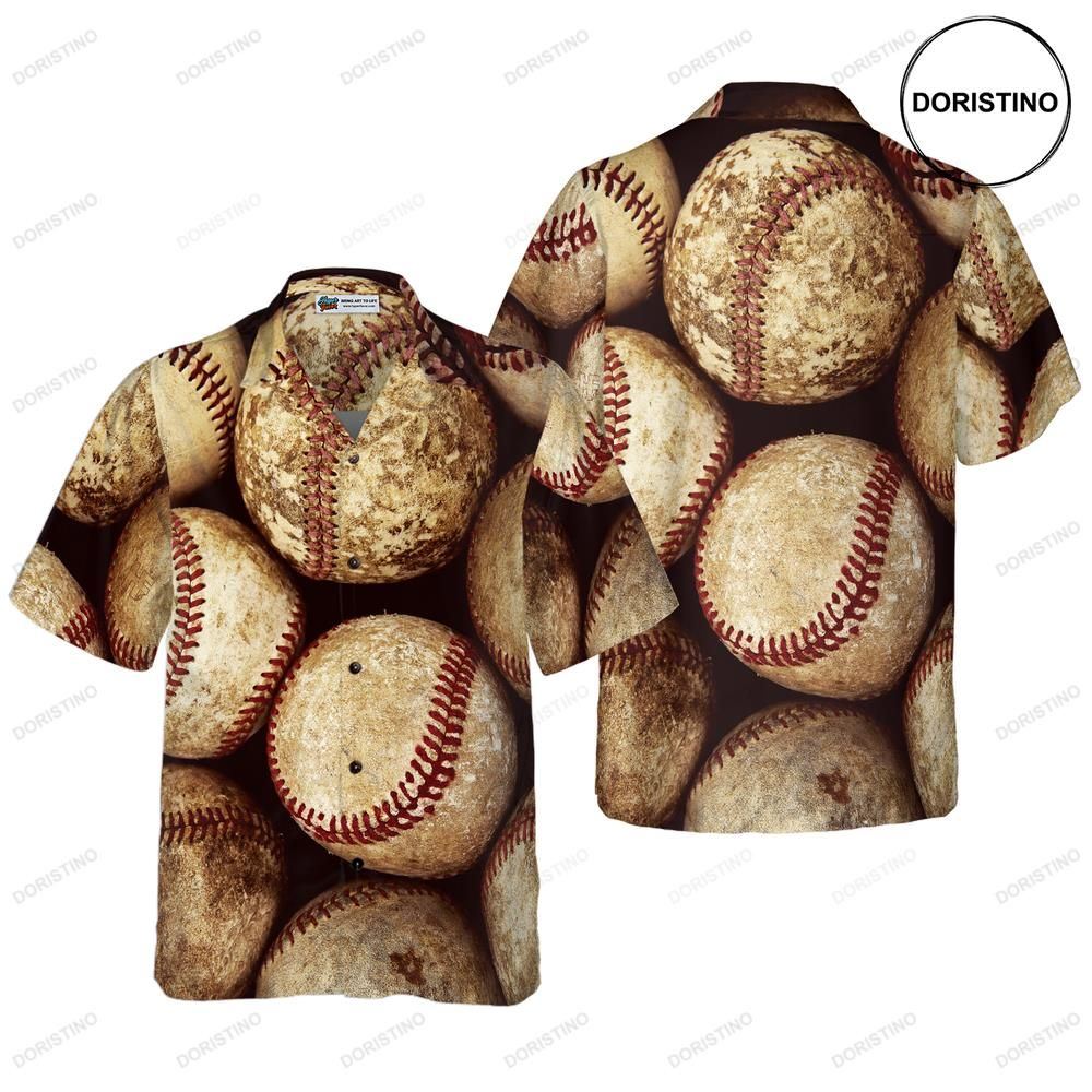 Vintage Baseball Ball Limited Edition Hawaiian Shirt