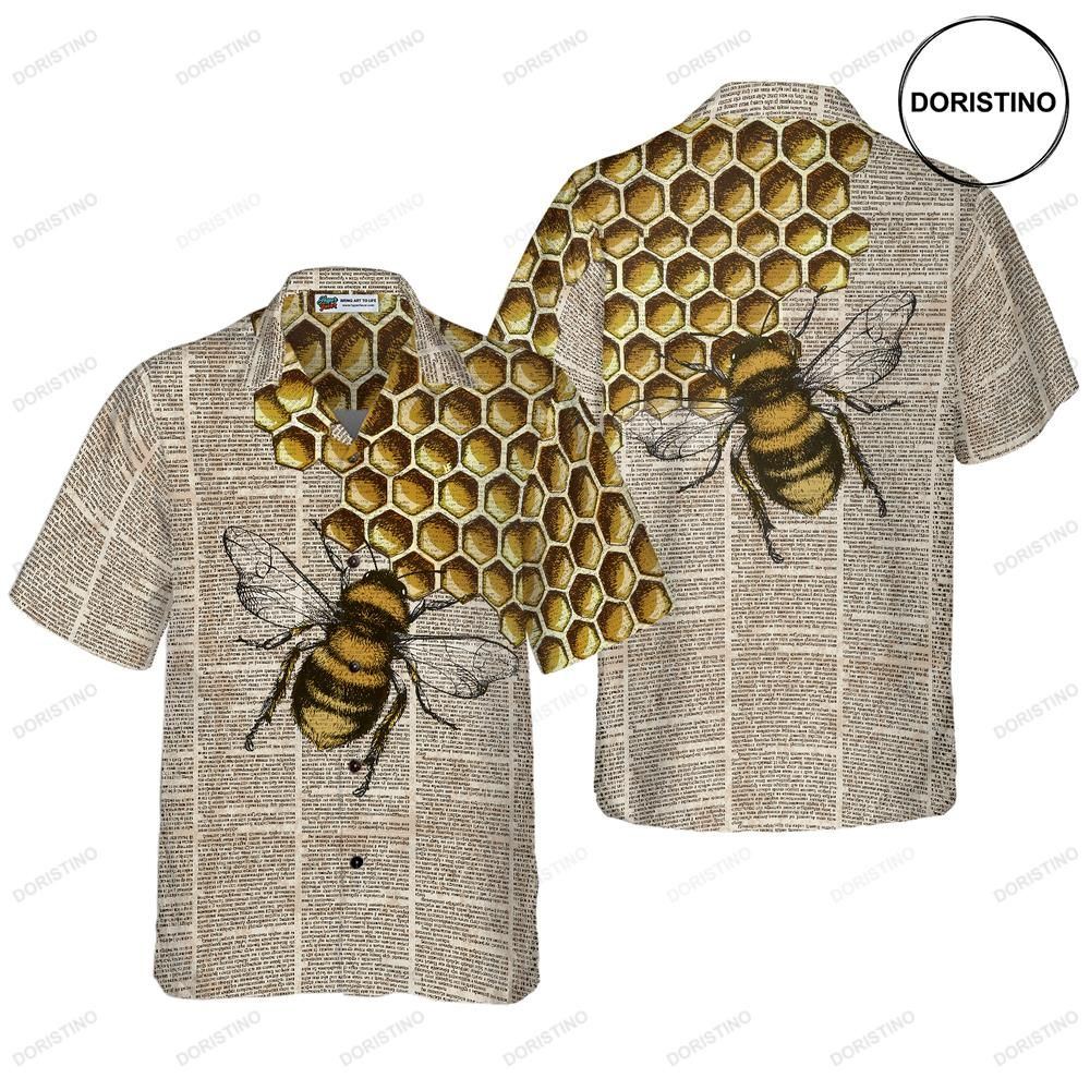 Vintage Honey Bee Hawaiian Shirt