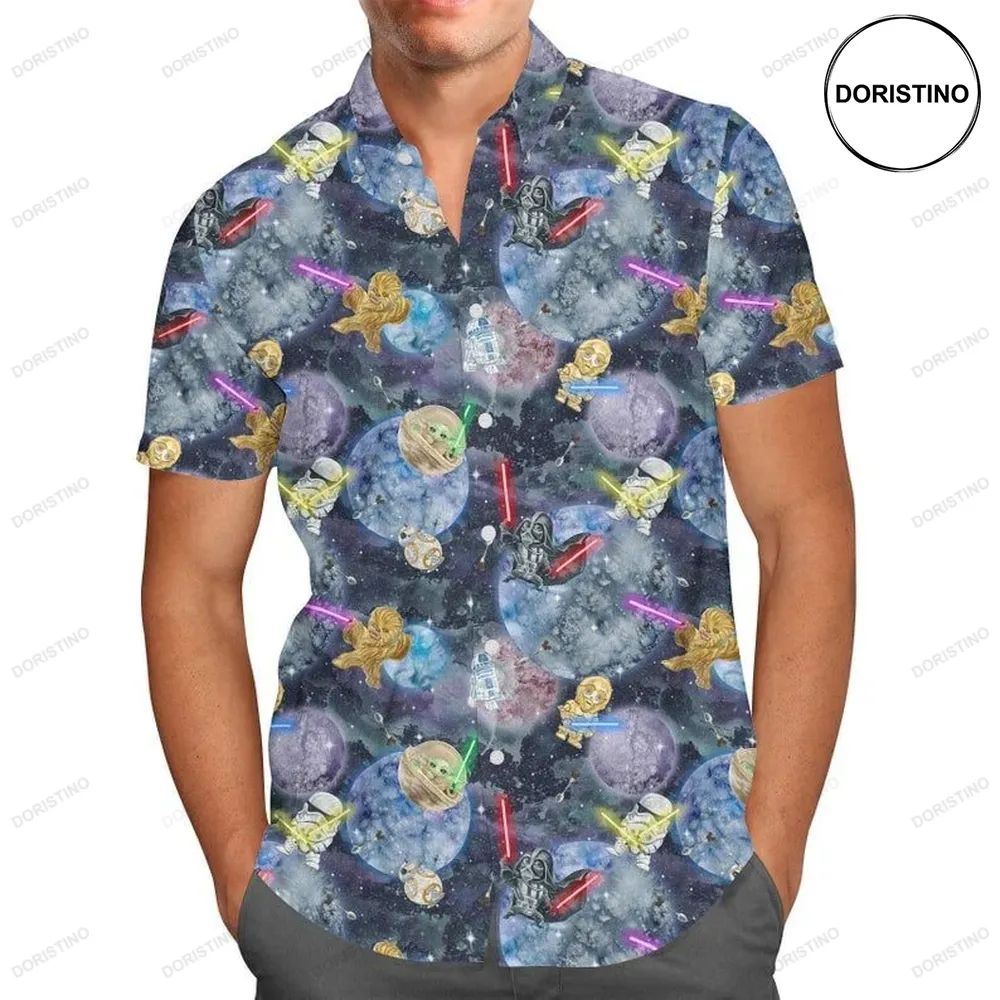 Watercolor Star Wars Battle Hawaiian Shirt