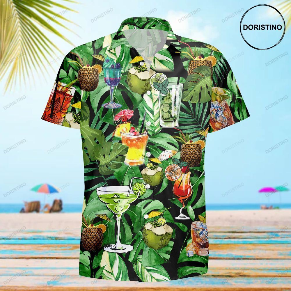We All Deserve A Cocktail Pineapple Summer Aloha Limited Edition Hawaiian Shirt
