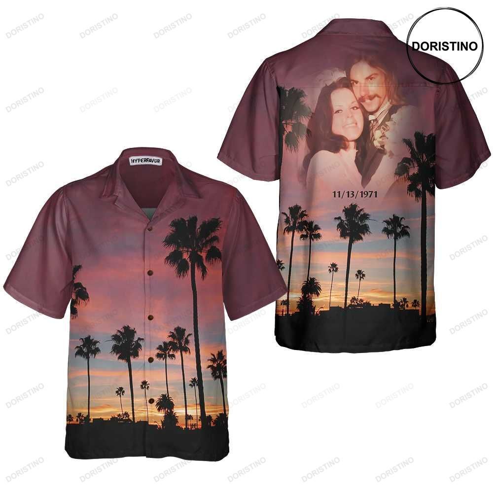 Wedding Anniversary Sunset Venice Beach Limited Edition Hawaiian Shirt