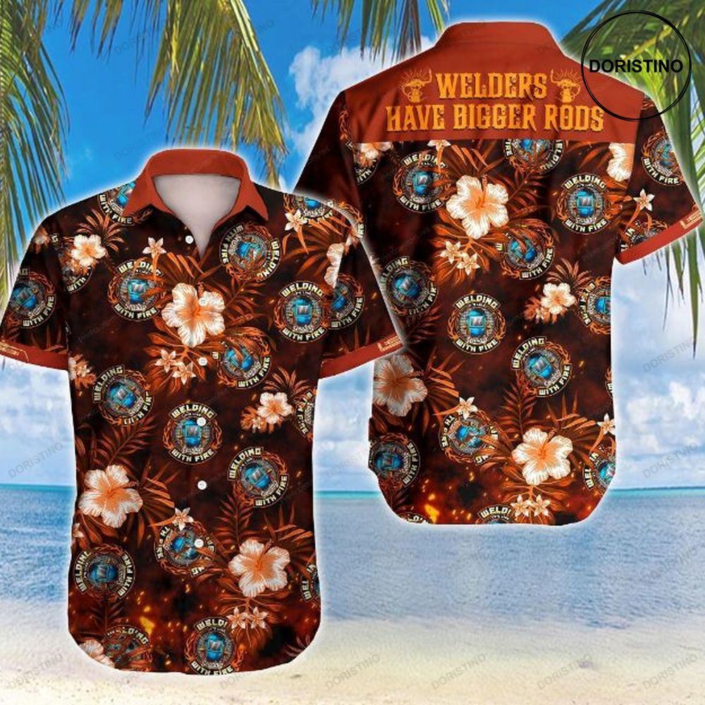 Welder Have Bigger Robs Limited Edition Hawaiian Shirt