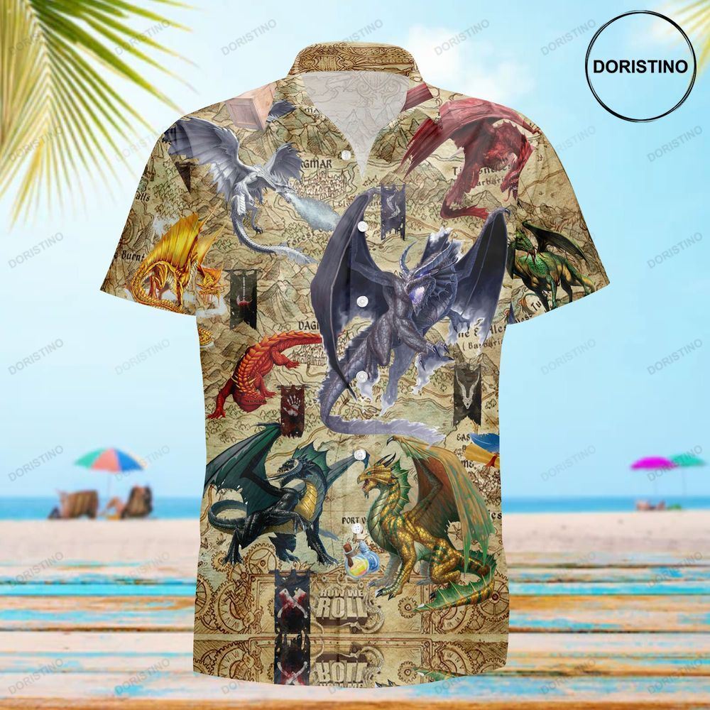What D D Dragon Are You Dice 20 Dnd Awesome Hawaiian Shirt