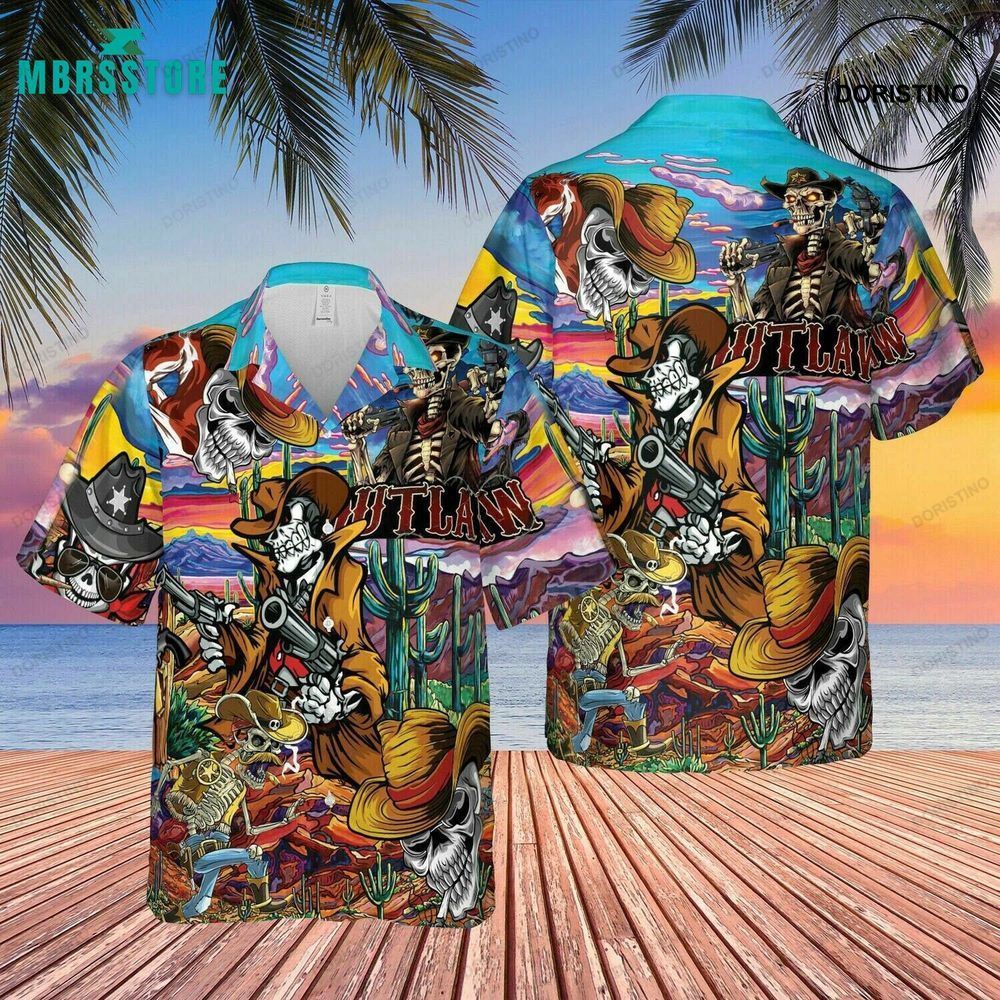 When Life Gets Tough Cowboy Up Skull Unisex Summer Limited Edition Hawaiian Shirt