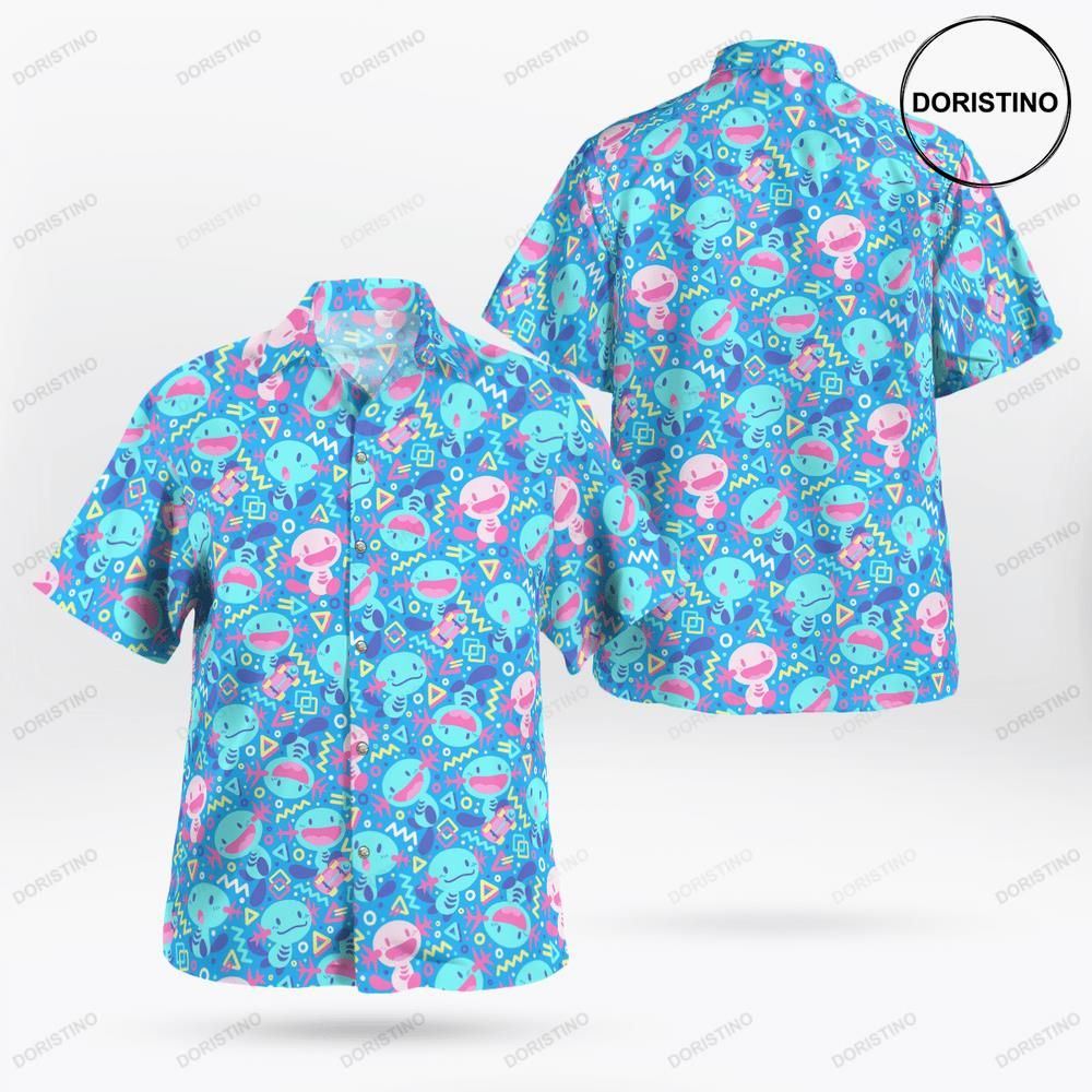 Wooper Pokemon Awesome Hawaiian Shirt