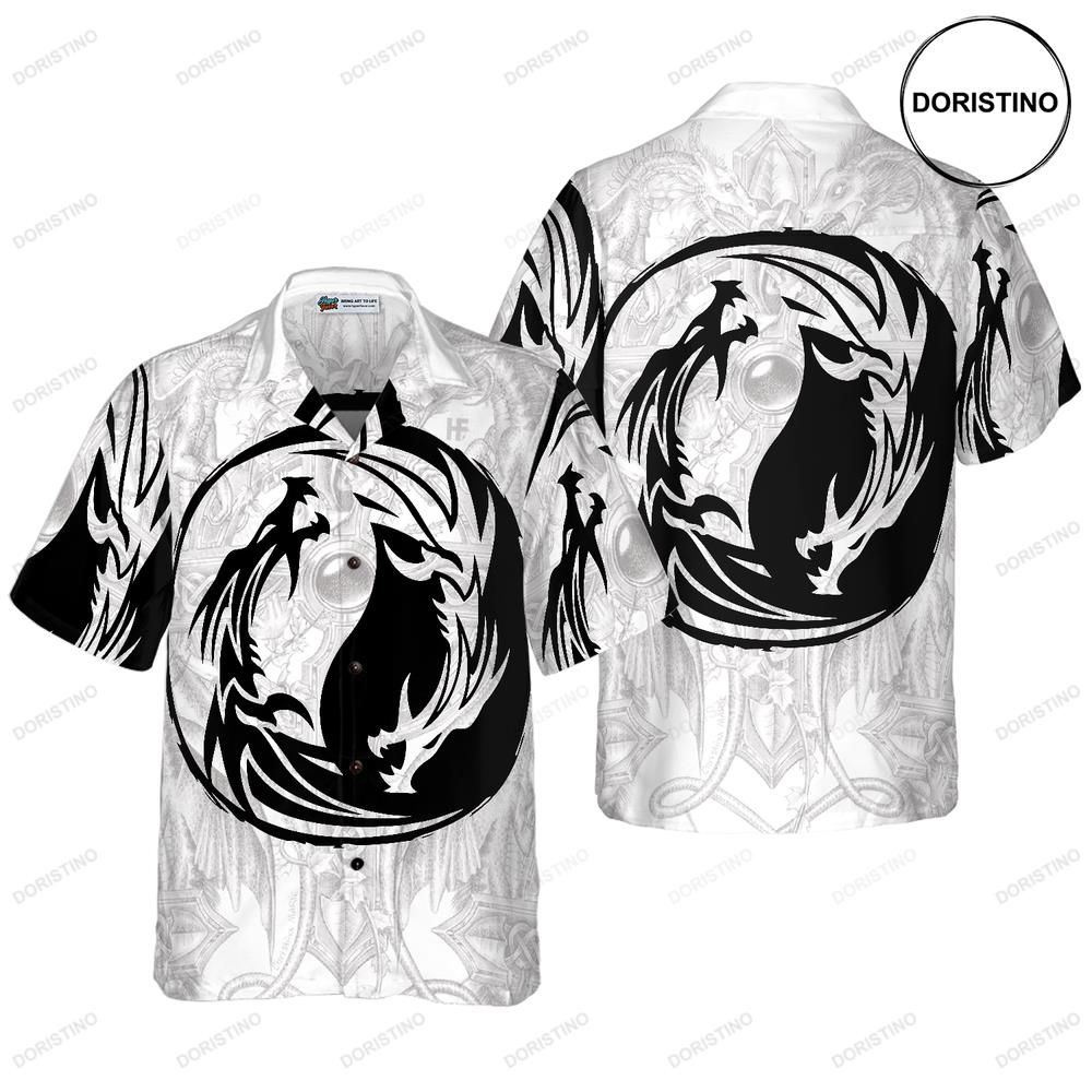 Yin Yang Dragon Limited Edition Hawaiian Shirt