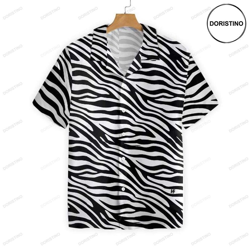 Zebra Pattern Hawaii Awesome Hawaiian Shirt