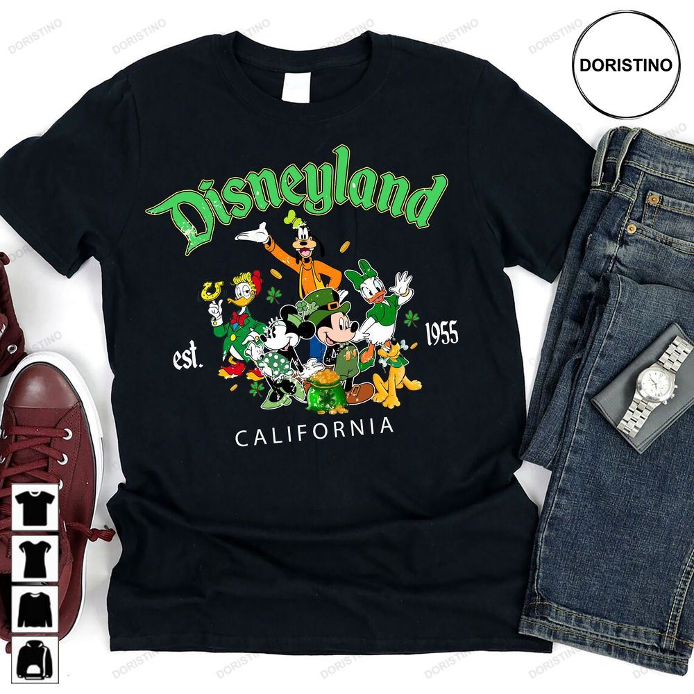 Disneyyland California Pattys Day Disneyy Family Limited Edition T-shirts