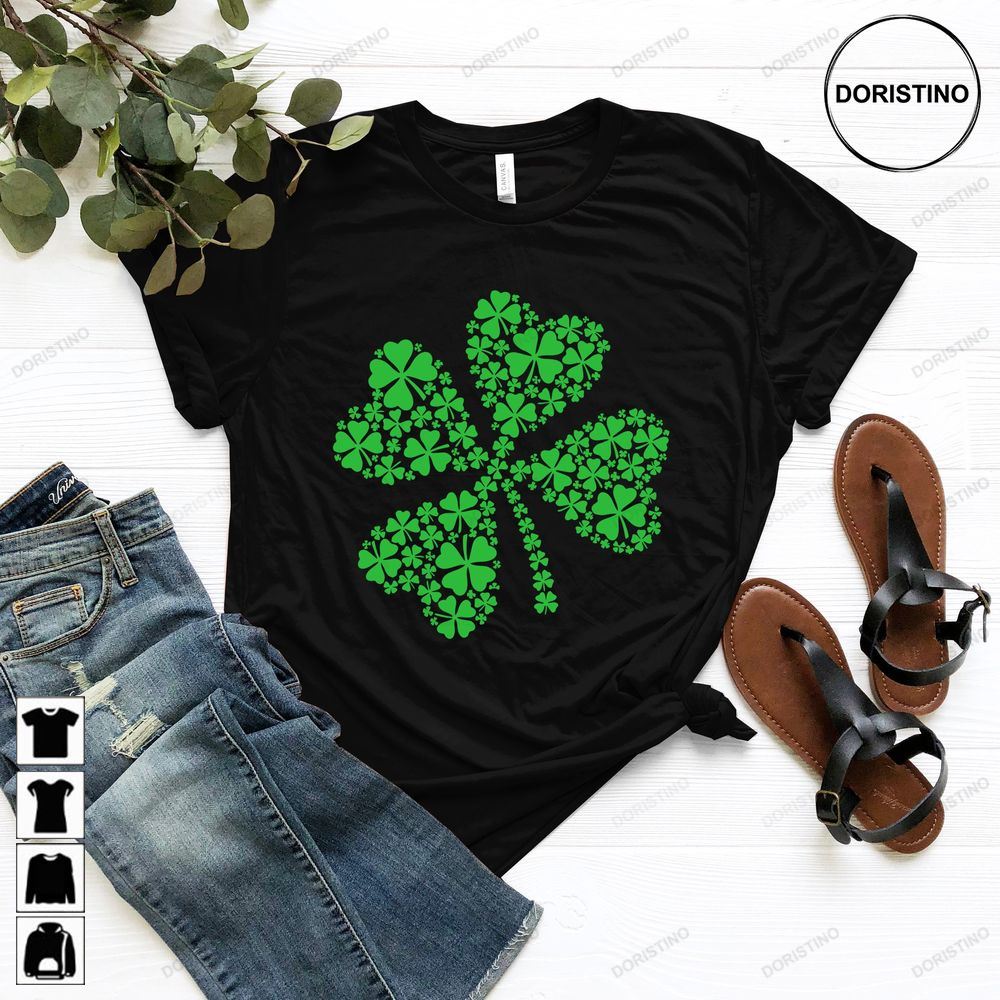 Four Leaf Clover St Patricks Day Gifts Shamrock Trending Style