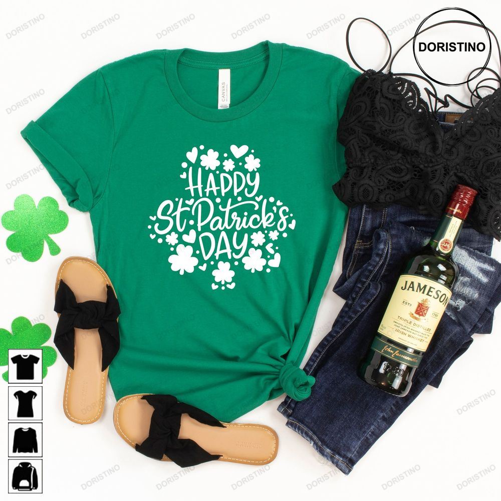 Happy Patricks Day Lucky Shamrock Hamrock Awesome Shirts