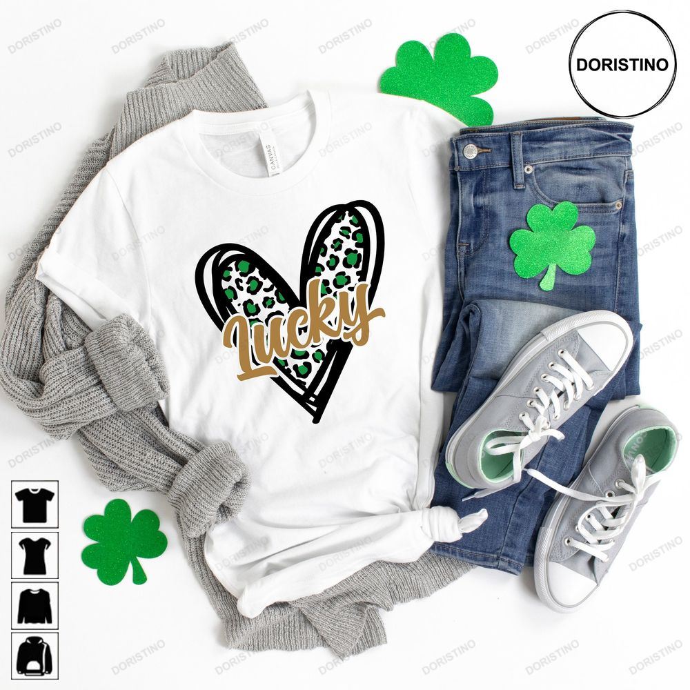 Lucky Leopard Hamrock Aint Patricks Day Limited Edition T-shirts