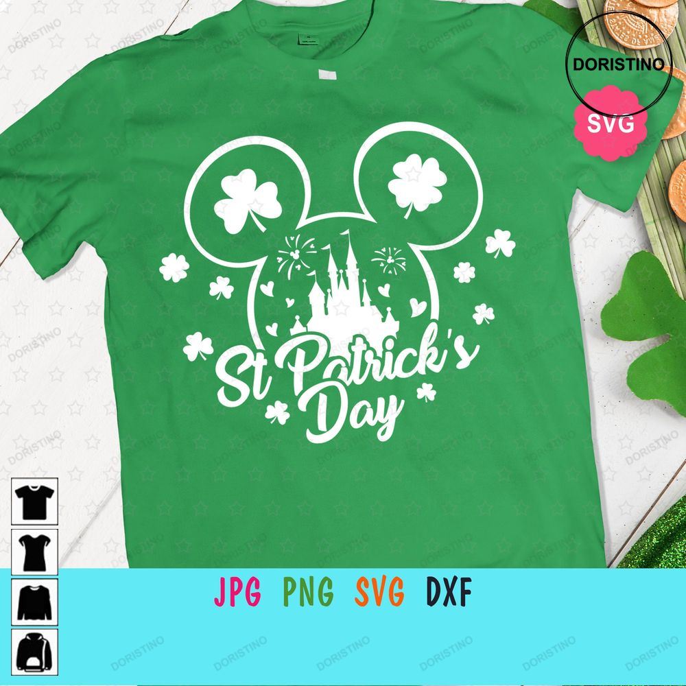 Mouse St Patricks Day For Cricut Mouse Castle Print For Awesome Shirts