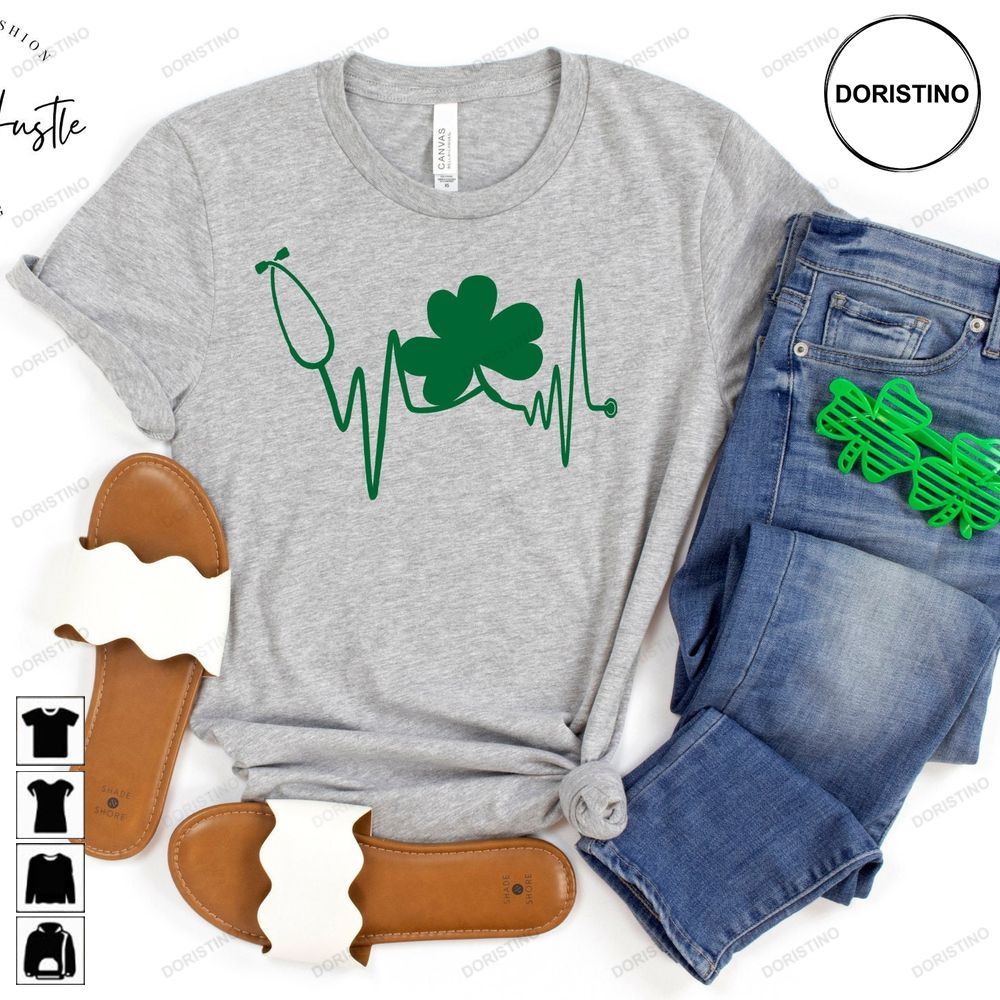 Nurse Shamrock St Patricks Day Nurse Lucky Awesome Shirts