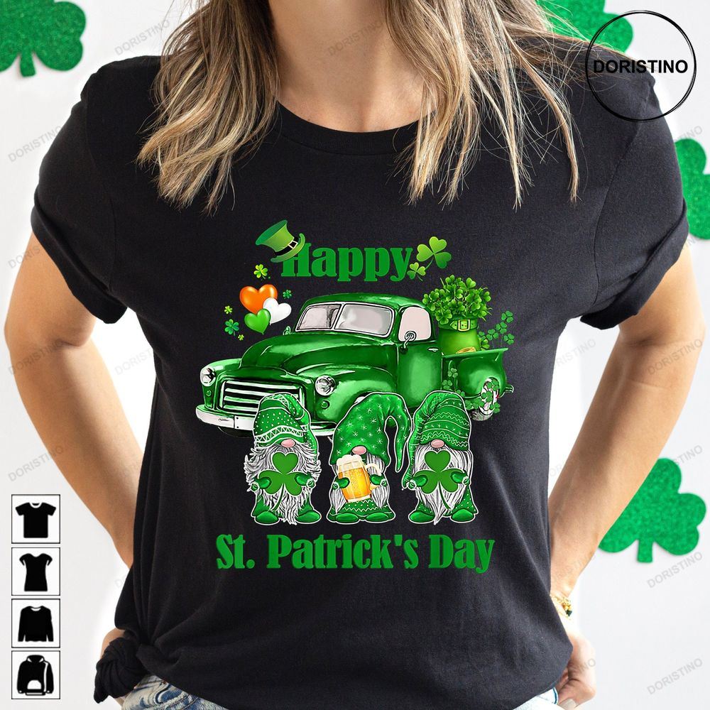 Patrick Day Gnomes Paddys Day Shamrock Four Limited Edition T-shirts