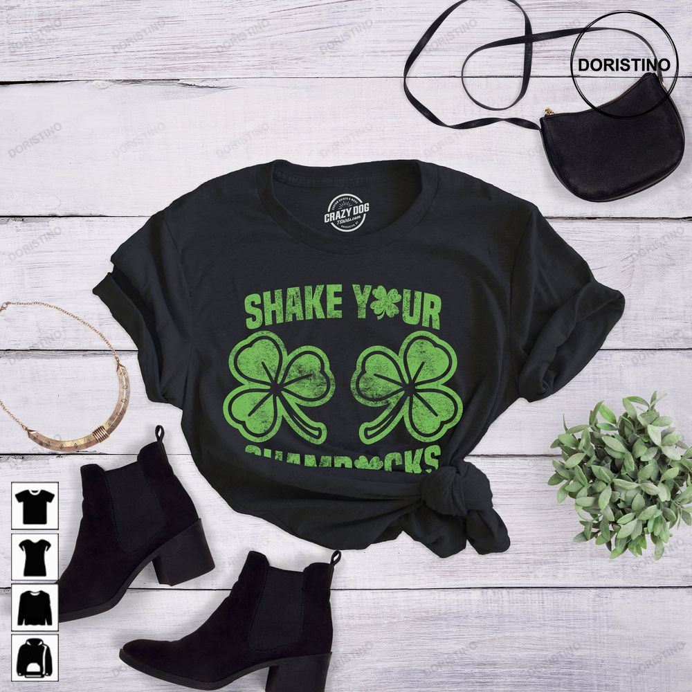 Shake Your Shamrocksv2 St Patrick Day Boobies Limited Edition T-shirts