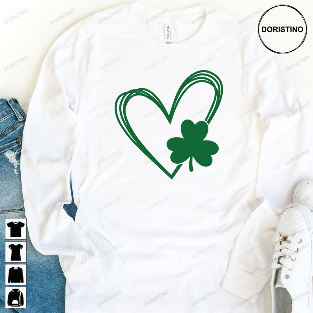 Shamrock Long Sleeve Irish Long Sleeve Clover Limited Edition T-shirts