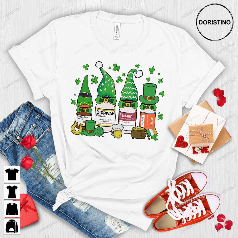St Patrick Day Nurse Irish Lucky Nurse Gifts Limited Edition T-shirts
