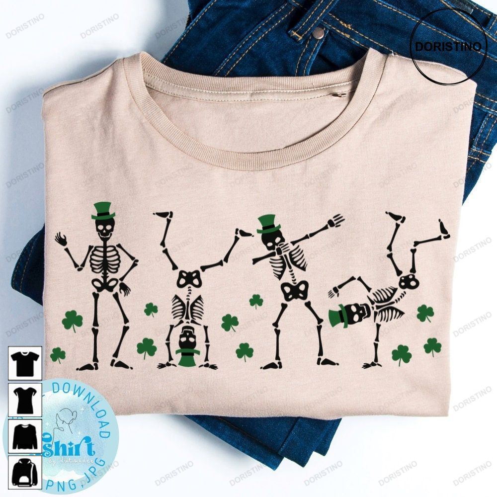 St Patricks Day Dancing Skeleton St Patricks Limited Edition T-shirts