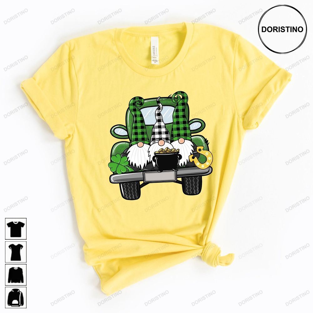 St Patricks Day Gnomes Truck St Patricks Day Awesome Shirts