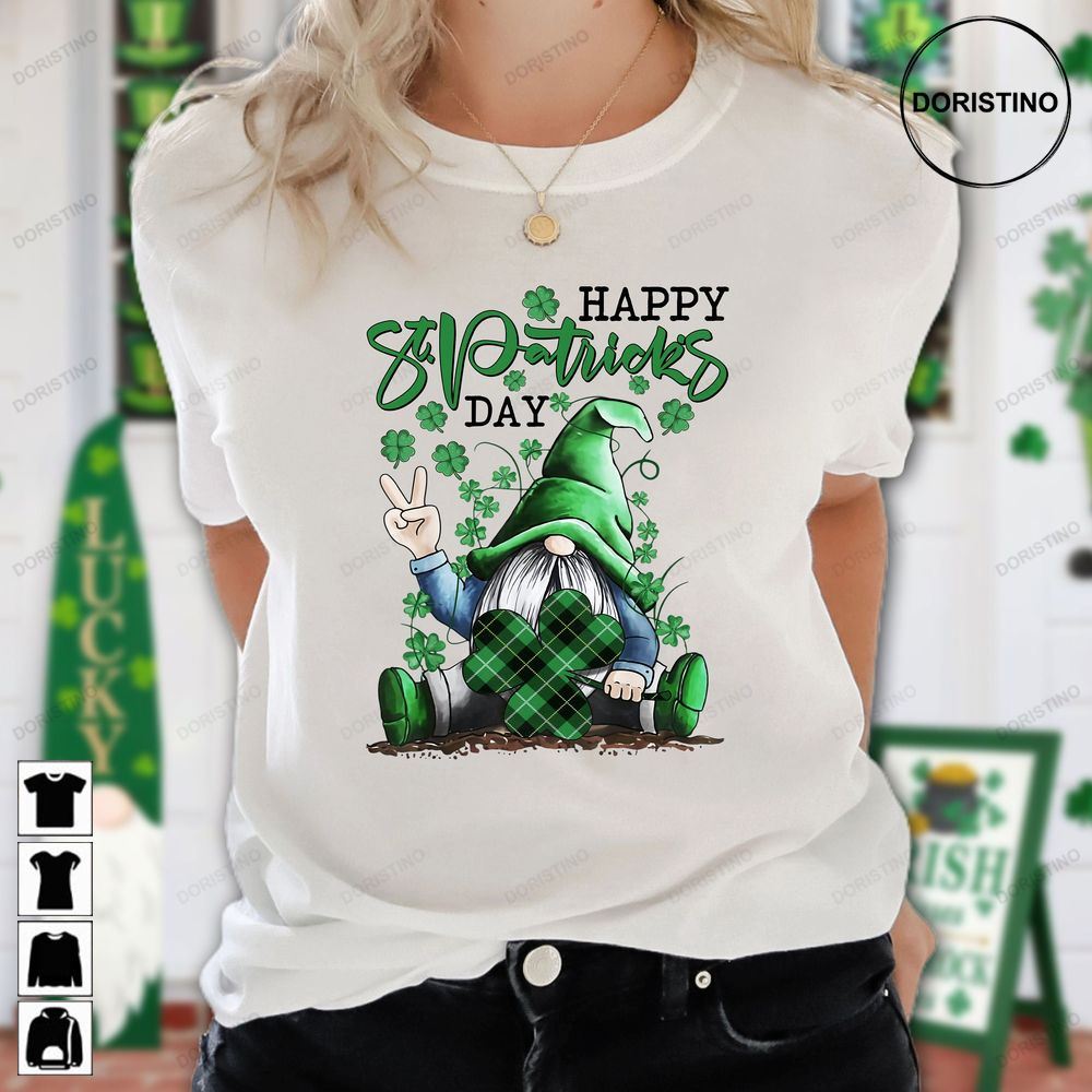 St Patricks Day Patrick Gnome Lucky Irish Awesome Shirts