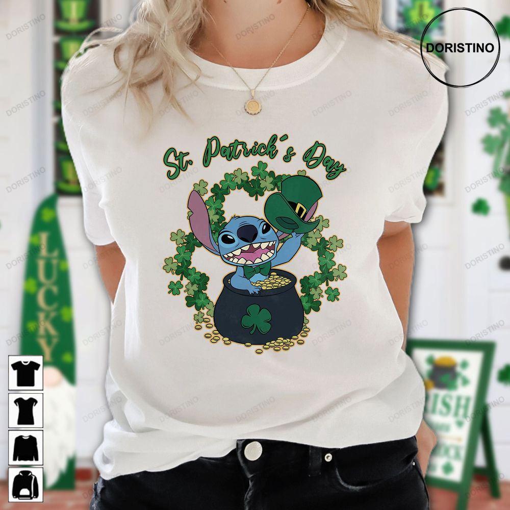 St Patricks Day Patricks Day Gift Stitch Limited Edition T-shirts