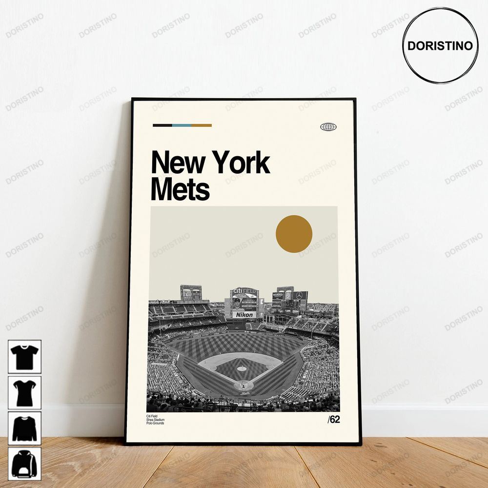 New York Mets Retro Retro Movie Print Retro Minimalist Art Vintage Gifts Art Ver Trending Style Poster (No Frame)