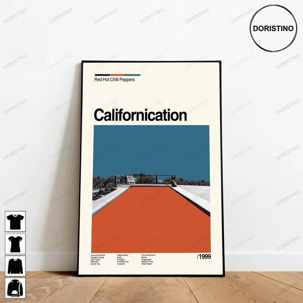 Red Hot Chili Peppers Californication Album Music Album Minimalist Art Retro Modern Vintage Awesome Poster (No Frame)