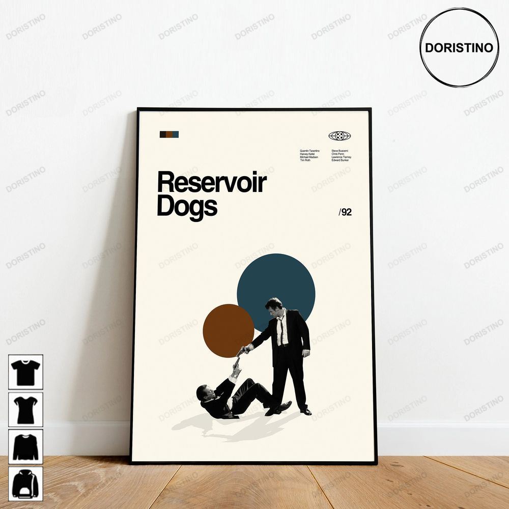 Reservoir Dogs Retro Movie Minimalist Art Retro Modern Vintage Limited Edition Posters (No Frame)