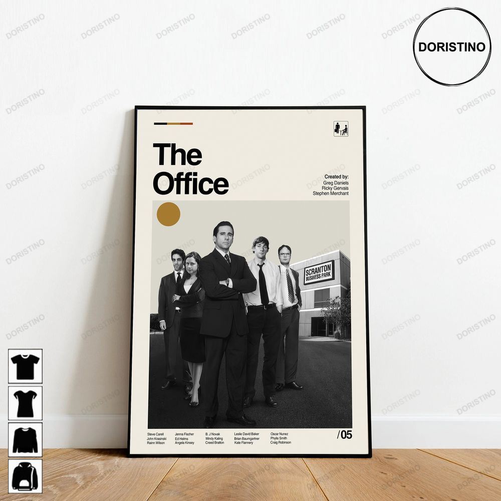 The Office Michael Scott Abstract Minimalist Minimalist Art Retro Modern Vintage Limited Edition Posters (No Frame)