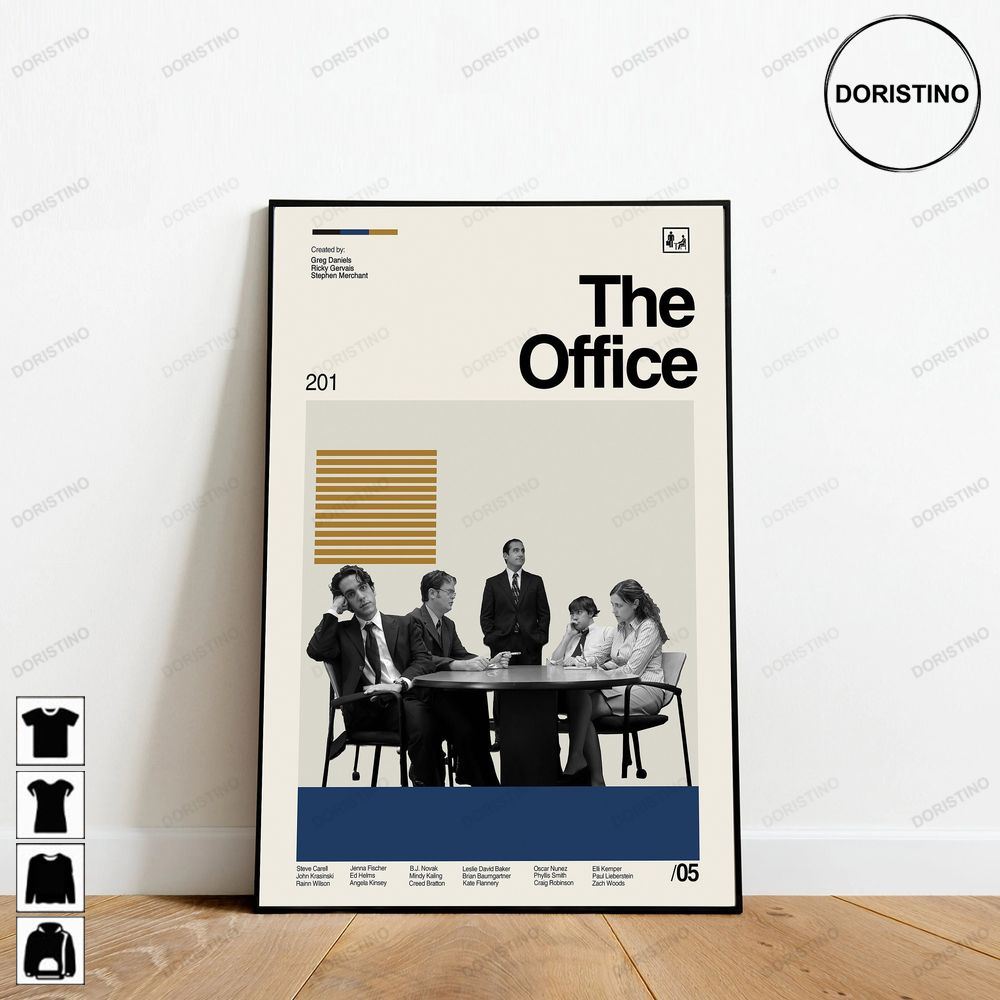 The Office Minimalist Art Retro Modern Vintage Abtract Awesome Poster (No Frame)