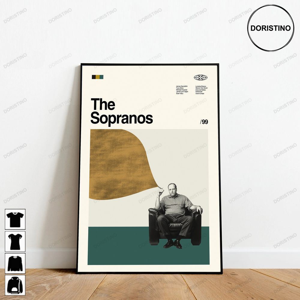 The Sopranos Sopranos Retro Movie Minimalist Art Retro Modern Vintage Trending Style Poster (No Frame)