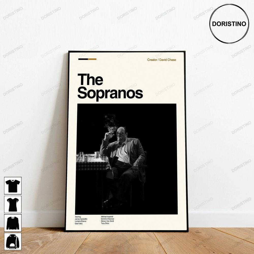 The Sopranos Tony Soprano Retro Movie Minimalist Art Retro Modern Vintage Gifts Ver Limited Edition Posters (No Frame)