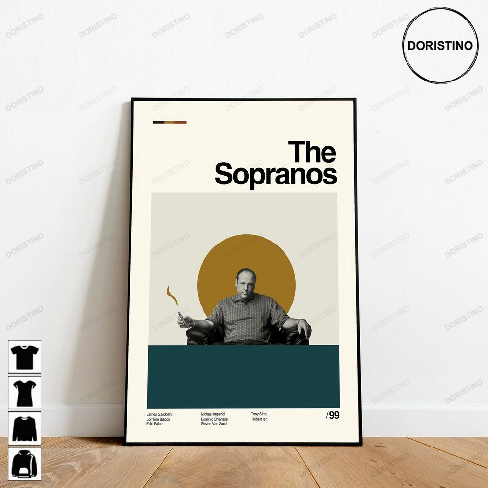 The Sopranos Tony Soprano Retro Movie Minimalist Art Retro Modern Vintage Giftssaw5o Trending Style Poster (No Frame)