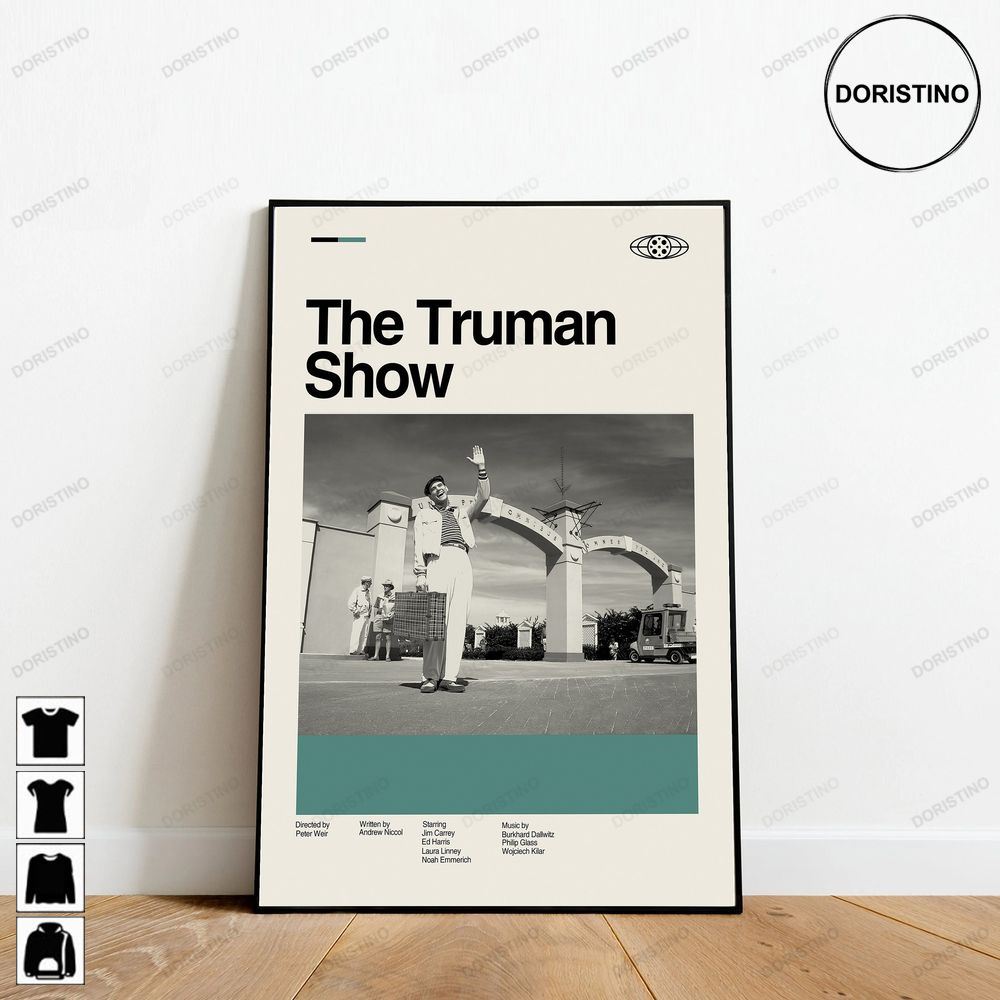 The Truman Show Peter Weir Retro Movie Minimalist Art Retro Modern Vintage Gifts Art Limited Edition Posters (No Frame)