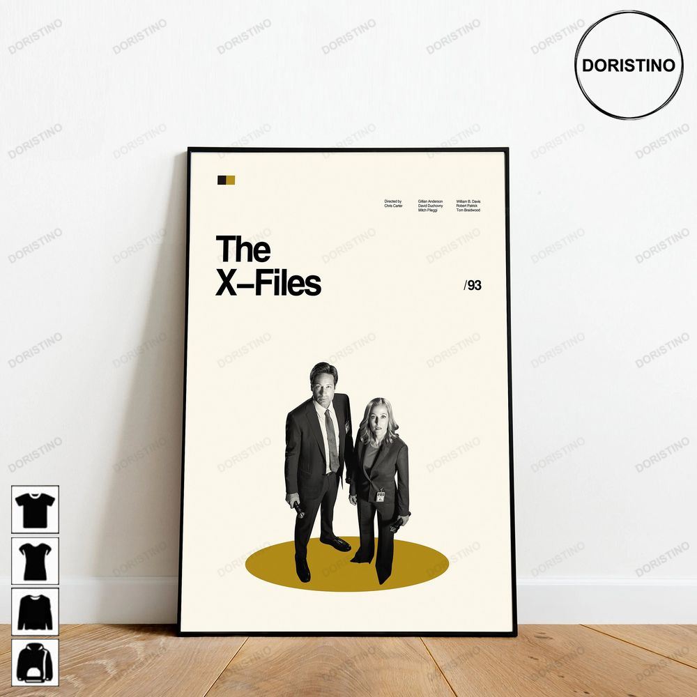 The Xfiles X Files Retro Minimalist Art Retro Modern Vintage Gifts Art Limited Edition Posters (No Frame)