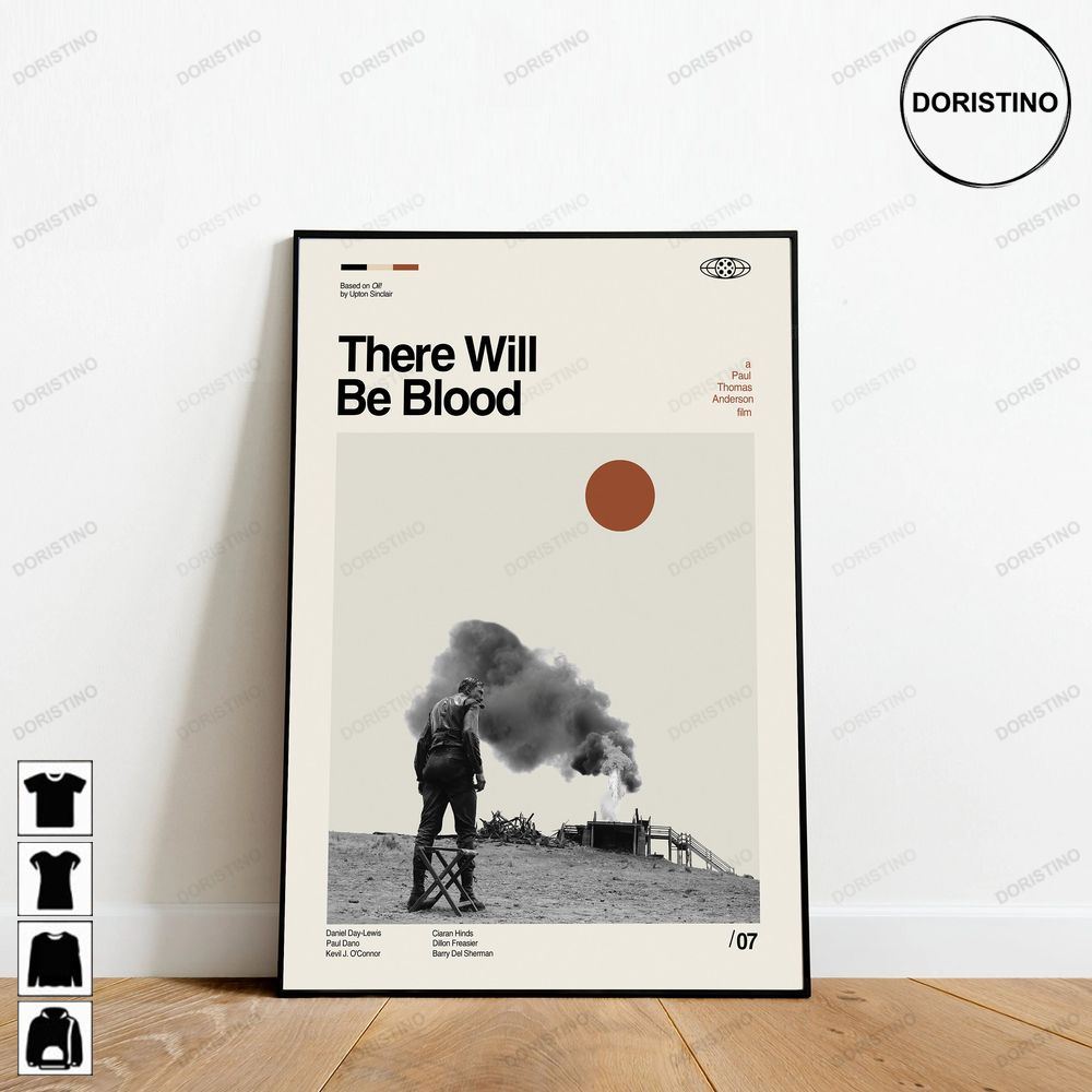 There Will Be Blood Retro Movie Minimalist Art Retro Modern Vintage Gifts Awesome Poster (No Frame)