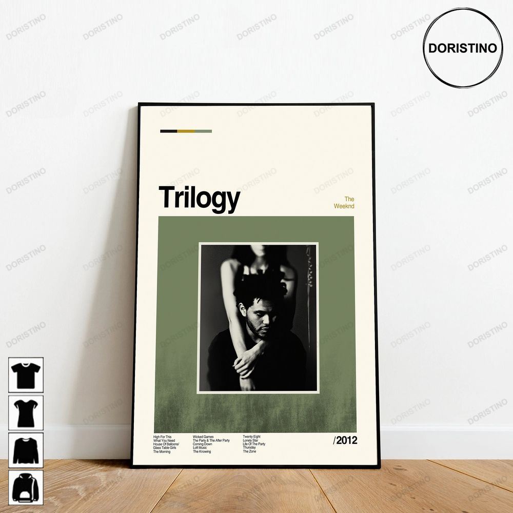 Theweeknd Trilogy Album Music Album Retro Minimalist Art Vintage Gifts Art Limited Edition Posters (No Frame)