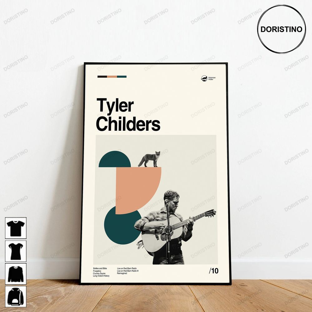 Tyler Childers Retro Music Album Minimalist Art Retro Modern Vintage Limited Edition Posters (No Frame)
