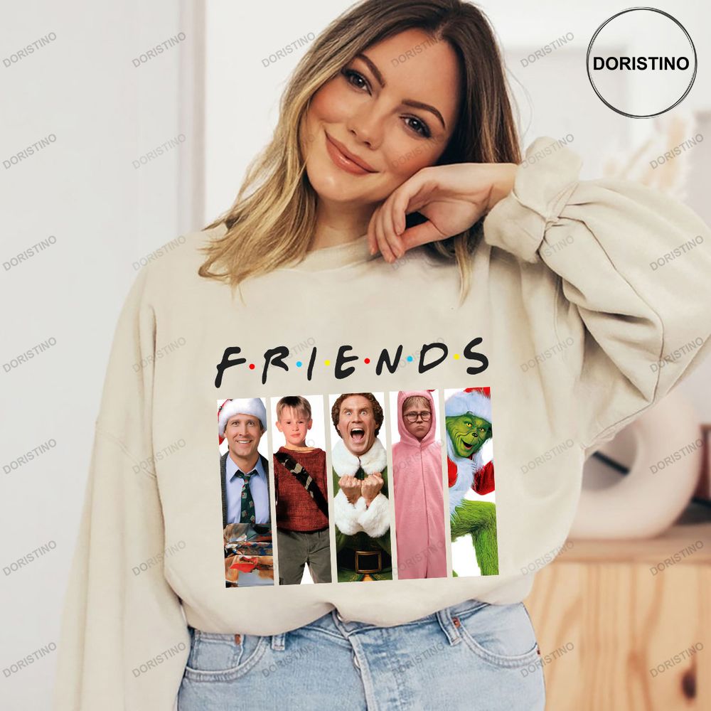 Christmas Movie Characters Friends Christmas Shirt