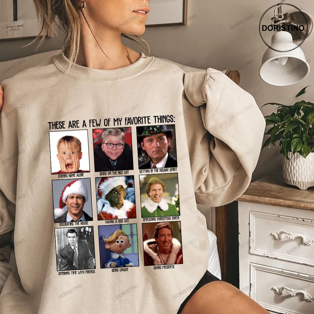 These Are A Few Of My Favorite Things Christmas Movies Shirts