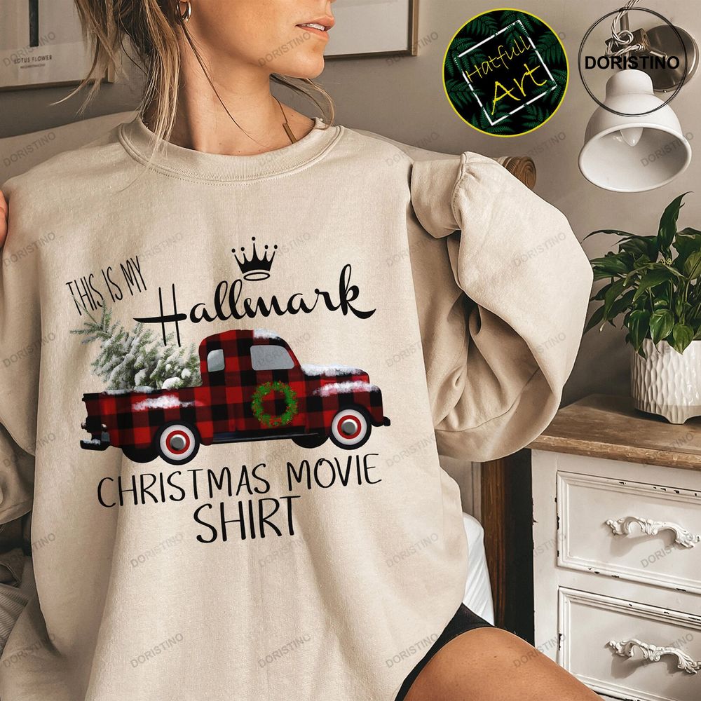 This Is My Christmas Movie Watching Christmas Tree Shirts