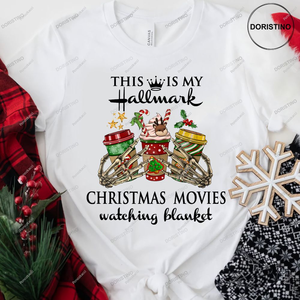 This Is My Christmas Movie Watching Hallmark Christmas Shirt