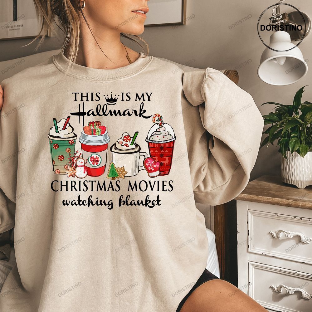 This Is My Movie Watching Blanket Hallmark Christmas Movies Shirts