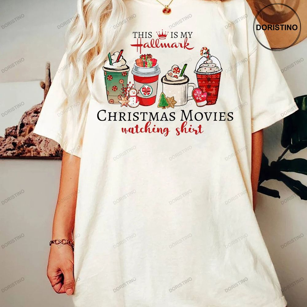 This Is My Movie Watching Christmas Movies Cute Shirt
