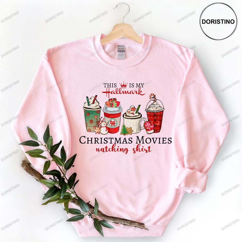 This Is My Movie Watching Hallmark Christmas Shirt