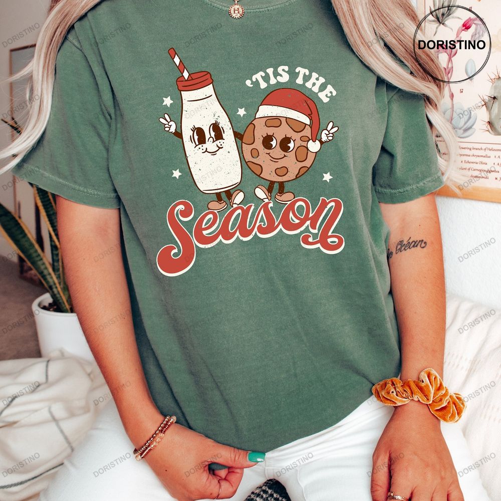 Tis The Season Santa Comfort Colors® Retro Christmas T Shirt