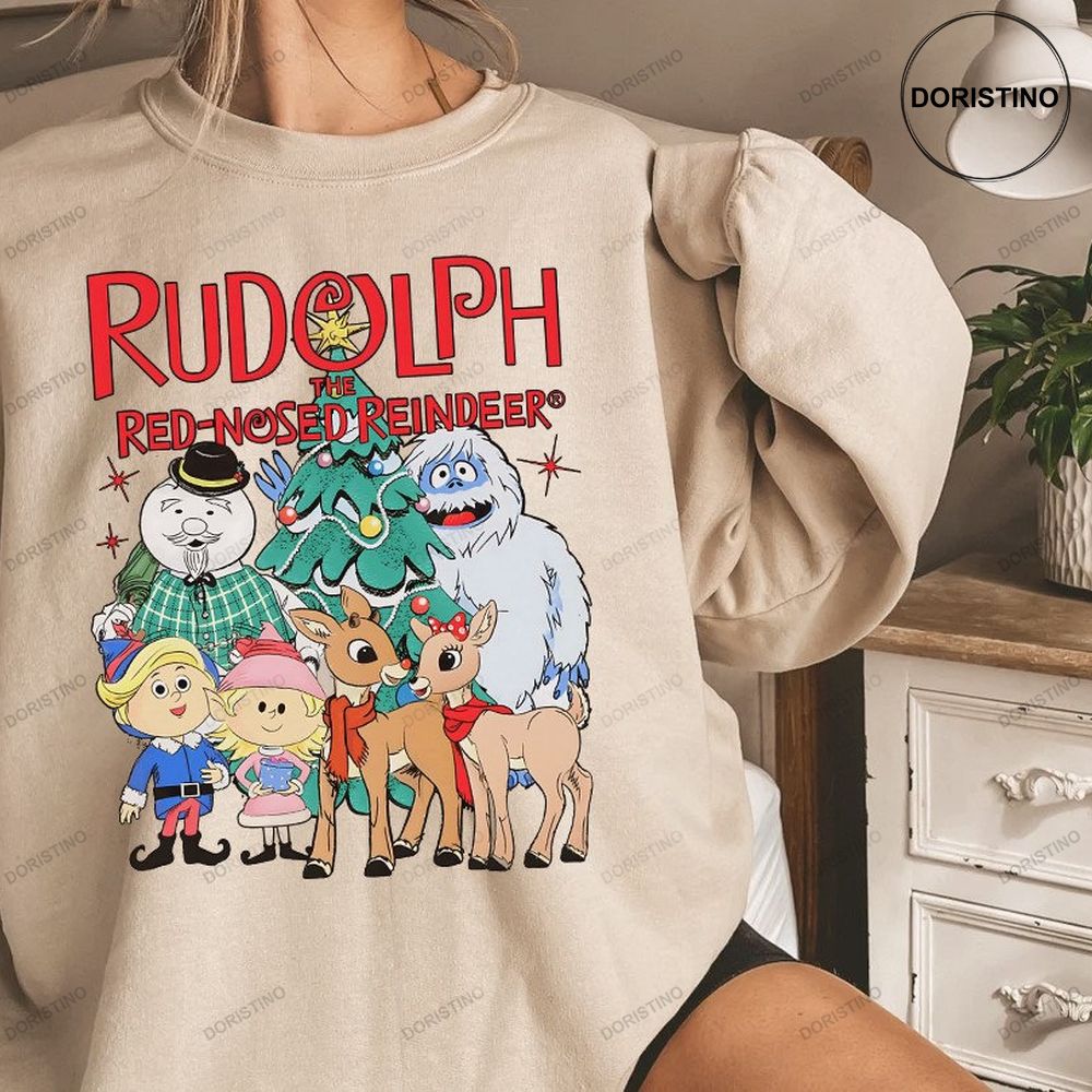 Vintage Rudolph The Red Nosed Reindeer Christmas Shirts