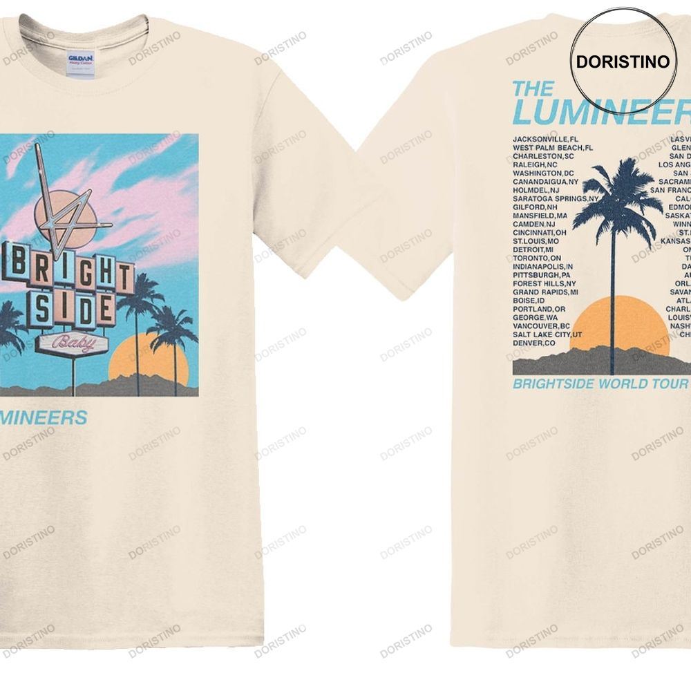 Custom Order The Lumineers Brightside World Tour 2022 Shirt