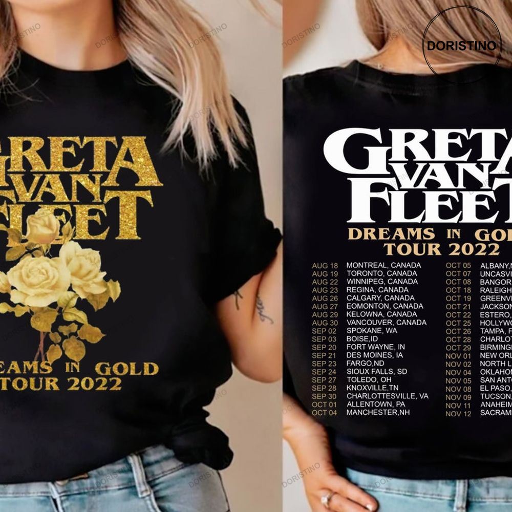 Greta Van Fleet Tour Greta Van Fleet Tour 2022 Shirts